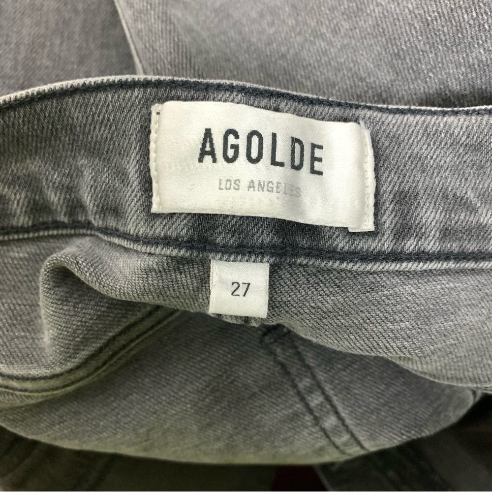 Agolde Riley High Rise Straight Crop sector jeans - Picture 4 of 13